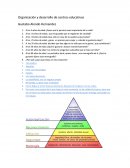 Organización y desarrollo de centros educativos