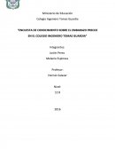 Encuesta de conocimiento sobre el embarazo precoz