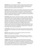 Teorías Clasicas de la Psicología. Glosario