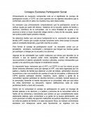 Consejos Escolares Participación Social