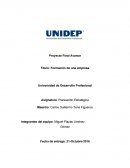 Título: Formación de una empresa.