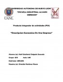 Producto integrador de actividades (PIA) “Descripcion Economica De Una Empresa”