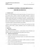 La crisis económica más dolorosa en la historia de Bolivia