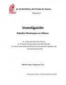 Rebelión Monárquica en México.