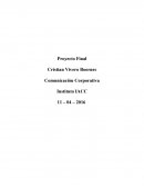 Proyecto final de Comunicación Corporativa