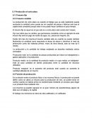 La producción de corto plazo es cuando el trabajo que se esta realizando puede aumentar la cantidad como puede ser en cuestión de piezas o fabricar solo que el capital esta constante porque este no se puede hacer cambios en poco tiempo.