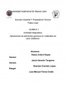 Aplicaciones de elementos químicos en materiales de usos cotidianos