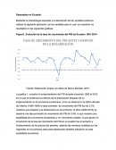 Desempleo en Ecuador.