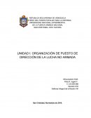 ORGANIZACIÓN DE PUESTO DE DIRECCIÓN DE LA LUCHA NO ARMADA