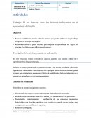 El rol docente ante los factores influyentes en el aprendizaje del inglés.