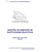 PRAGMATISMO Y EDUCACIÓN UNIDAD 5