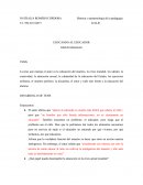 Historia y epistemología de la pedagogía.