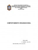 Comportamiento organizacional. es un área de estudio encargada de la investigación y el impacto de todos los individuos