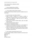 Creación del dinero y multiplicador monetario