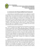 La controversia ante la Responsabilidad Social Empresarial