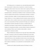 La Psicología como la ve el conductista es una rama experimental puramente objetiva de las ciencias naturales. Su objetivo teórico es la predicción y el control de la conducta.