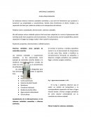 Materiales amorfos. Se analizaran diversos sistemas coloidales sometidos a una serie de fenómenos que ayudaran a esclarecer sus propiedades y características.