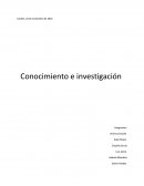 Conocimiento e investigación
