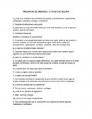 PREGUNTAS DE UNIDADES I, II Y III DE COCTELERIA.