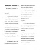 Síndrome de burnout en el personal de enfermería