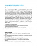 La singularidad está próxima