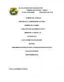 Análisis de comprensión lectora.