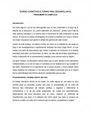 TEORIAS COGNITIVAS ALTERNAS PARA DESARROLLAR EL PENSAMIENTO COMPLEJO