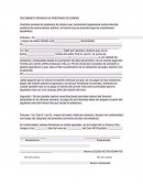 DOCUMENTO PRIVADO DE PRÉSTAMO DE DINERO