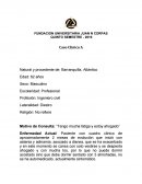 Motivo de Consulta: “Tengo mucha fatiga y estoy ahogado”