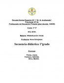 SECUENCIA DIDACTICA DE 1ER GRADO LENGUA