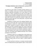 Estrategias didácticas para la comprensión y producción de textos narrativos