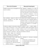 Guia de observaciones parcipante y No participante