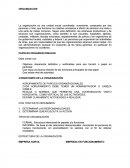 La organización es una unidad social coordinada, consciente, compuesta por dos personas o más, que funciona con relativa constancia a efecto de alcanzar una meta o una serie de metas comunes