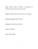 Trabajo Práctico evaluativo de integración de contenidos unidad 2: Revolución copernicana.