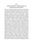 LEGISLACIÓN SOBRE LOS DERECHOS DE LAS PERSONAS CON DISCAPACIDAD.