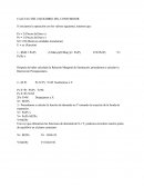 Calculo del equilibrio del consumidor.