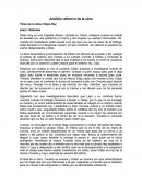 Edipo Rey, análisis reflexivo.