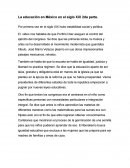 La educación en México en el siglo XXI 2da parte.