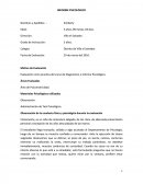 Evaluación como practica del curso de Diagnostico e Informe Psicológico.