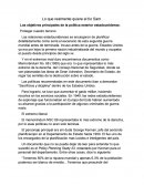 Lo que realmente quiere el tío Sam. Los objetivos principales de la política exterior estadounidense.