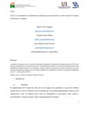 Tema Cuál es la importancia de implementar estrategias que potencialicen a nivel nacional el turismo en Florencia – Caquetá.
