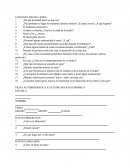 Test de diagnostico para inicio ciclo escolar.