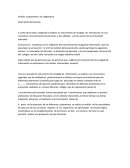 Análisis propiamente tal: diagnostico