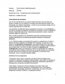 Evidencia 1. Análisis del Caso Fundamentos de la Administración