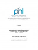 MAESTRÍA EN PROGRAMACIÓN NEUROLINGÜÍSTICA “Paradigmas”.