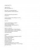 Ejemplo de FOR java.