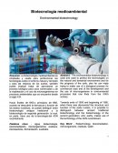 BIOTECNOLOGÍA MEDIOAMBIENTAL.