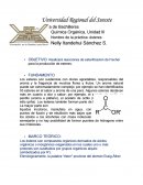 Realizará reacciones de esterificación de Fischer para la producción de esteres.
