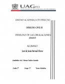DERECHO CIVIL III DERECHO DE LAS OBLIGACIONES