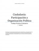 Ciudadanía: Participación y Organización Política
